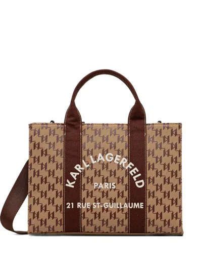 Karl Lagerfeld K/rsg Monogram Tote Bag In Neutral
