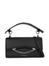 Karl Lagerfeld K/seven Grainy Leather Cross Body Bag In Black