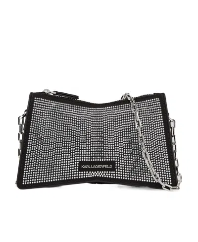 Karl Lagerfeld K/seven Element Crossbody Bag In Black