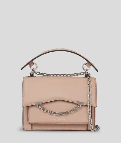 Karl Lagerfeld K/seven Grain Leather Shoulder Bag