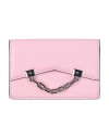 Karl Lagerfeld K/seven Grainy Flap Ch Woman Document Holder Pink Size - Bovine Leather
