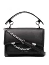 Karl Lagerfeld K/seven Grainy Leather Shoulder Bag In 999 Black
