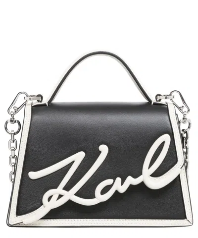 Karl Lagerfeld K/signature 2.0 Handbag In Black