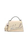 Karl Lagerfeld K/signature 20 Small Crossbody In Sand