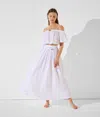 Karl Lagerfeld K/signature Beach Maxi Skirt In White