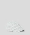 Karl Lagerfeld K/signature Bouclé Cap