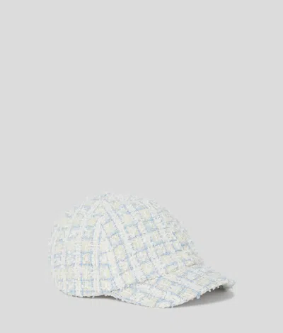 Karl Lagerfeld K/signature Bouclé Cap