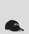 Karl Lagerfeld K/signature Cap In Black