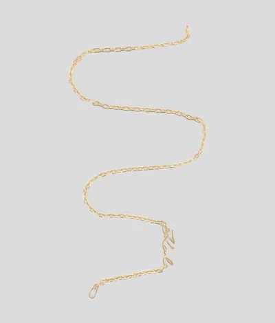 Karl Lagerfeld K/signature Chain Belt