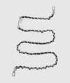 Karl Lagerfeld K/signature Chain Shoulder Strap In Black
