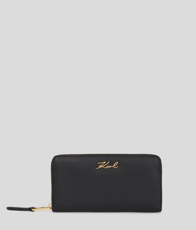 Karl Lagerfeld K/signature Continental Wallet