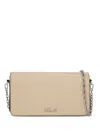 Karl Lagerfeld K/signature Cross Body Bag In Neutrals