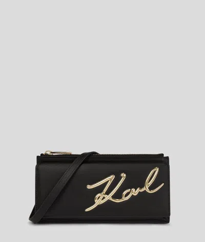 Karl Lagerfeld K/signature Crossbody Wallet