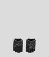 Karl Lagerfeld Stud-embellished Fingerless Gloves