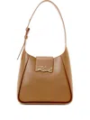 Karl Lagerfeld K/signature Flap Shoulder Bag In Brown
