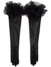 Karl Lagerfeld K/signature Gloves In Black