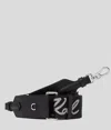 Karl Lagerfeld K/signature Webbing Strap In Black