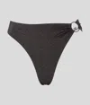 Karl Lagerfeld Ruched-detailing Bikini Bottoms