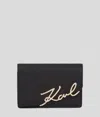 Karl Lagerfeld K/signature Kleines Portemonnaie In Multi