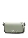 Karl Lagerfeld K/signature Logo Leather Bag