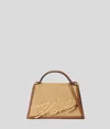 Karl Lagerfeld K/signature Medium Raffia Crossbody Bag
