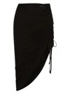 Karl Lagerfeld K/signature Midi Skirt In 黑色