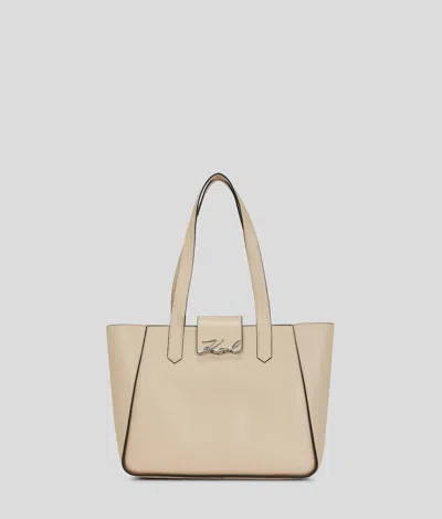 Karl Lagerfeld K/signature Mittelgrosse Tote-bag In Brown