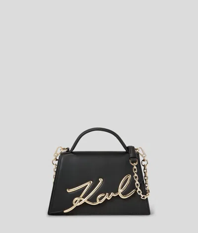 KARL LAGERFELD K/SIGNATURE MEDIUM CROSSBODY BAG