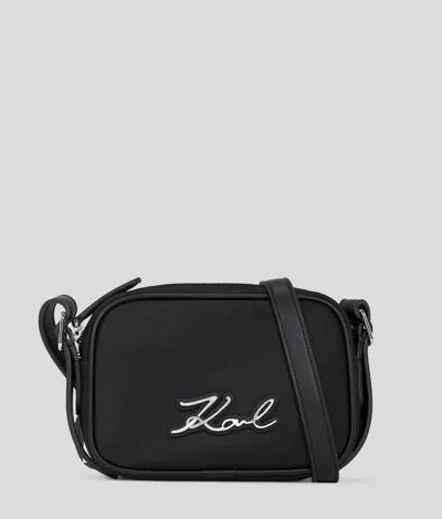 Karl Lagerfeld K/signature Nylon Crossbody Pouch