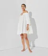 Karl Lagerfeld Signature-plaque Minidress In White