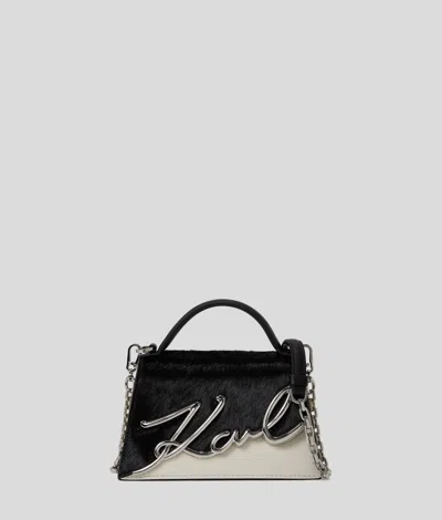 Karl Lagerfeld K/signature Pony Crossbody Bag