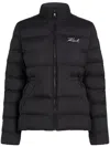 Karl Lagerfeld Lightweight Puffer Jacket In Black