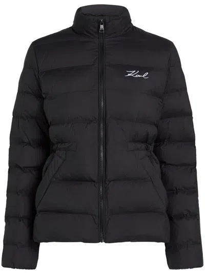 KARL LAGERFELD K/SIGNATURE PUFFER JACKET