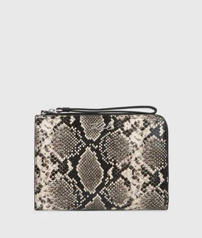 Karl Lagerfeld K/signature Python Travel Pouch