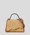 Karl Lagerfeld K/signature Raffia Nano Bag
