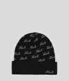 Karl Lagerfeld K/signature Rhinestone Beanie