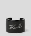 Karl Lagerfeld K/signature Rhinestones Cuff