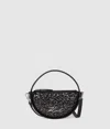 Karl Lagerfeld K/signature Sequin Round Crossbody Bag
