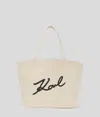 Karl Lagerfeld K/signature Shopper In Brown