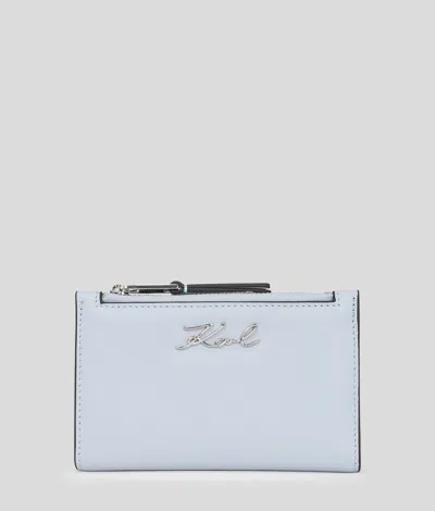 Karl Lagerfeld K/signature Slim Bi-fold Wallet