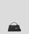 Karl Lagerfeld Signature Slim Leather Tote Bag