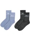 Karl Lagerfeld K/signature Socks (pack Of Two) In Black