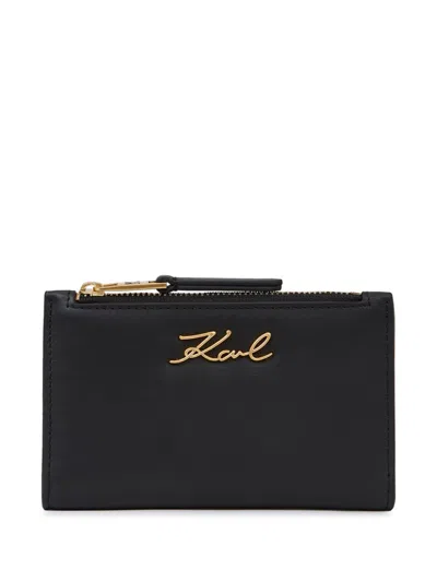 Karl Lagerfeld K/signature Wallet In Black