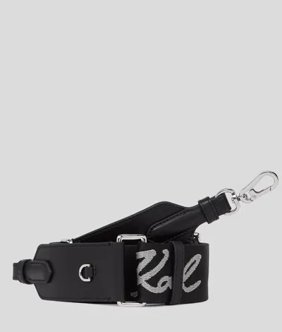 Karl Lagerfeld K/signature Webbing Strap