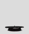 Karl Lagerfeld K/signature Wool Beret