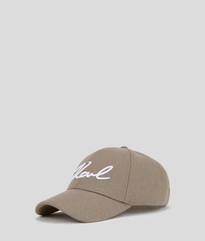Karl Lagerfeld K/signature Wool Cap