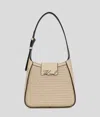 Karl Lagerfeld K/signature Woven Hobo Bag