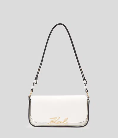 Karl Lagerfeld K/signature Zweiweg-umhängetasche In White