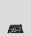 Karl Lagerfeld K/signature Schultertasche In Black