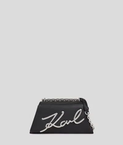 Karl Lagerfeld K/signature Schultertasche In Black